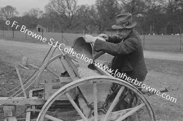 SOWING OATS BY MACHINE DAIRY HILL